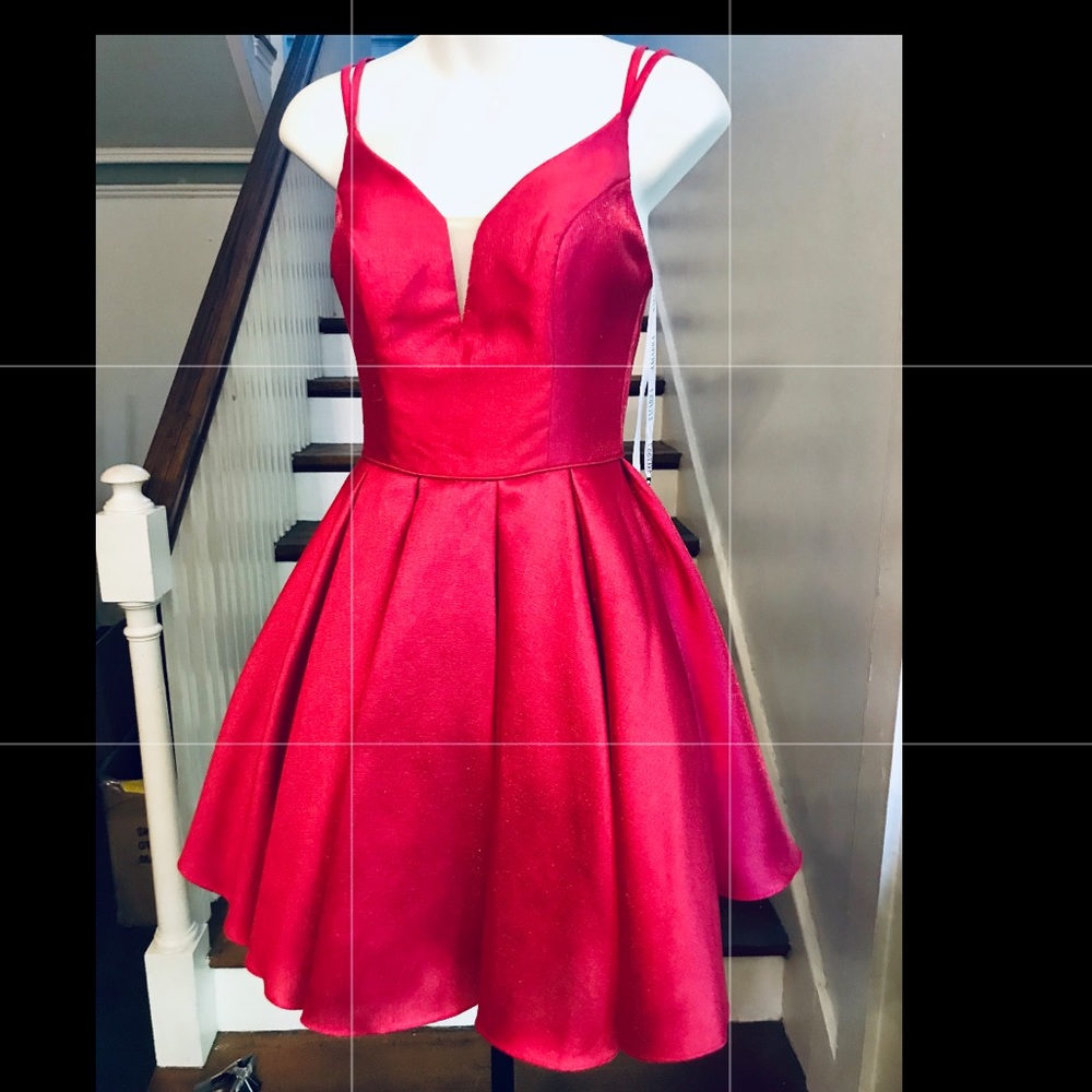 NWT Amarra Hot Pink Formal Dress